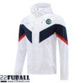 Sweatjacke Kapuzen Inter Mailand Weiss Herren 22 23 WK228