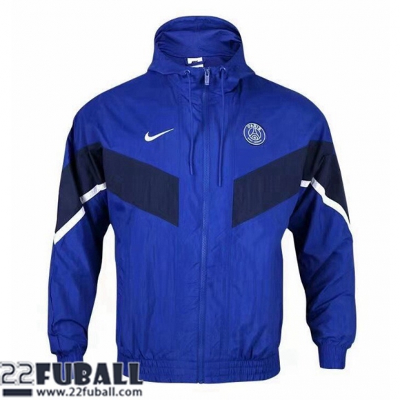 Sweatjacke Kapuzen PSG Blau Herren 22 23 WK232