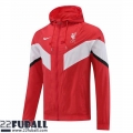 Sweatjacke Kapuzen Liverpool Rot Herren 22 23 WK233