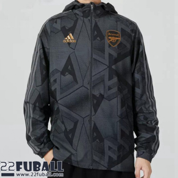 Sweatjacke Kapuzen Arsenal grau Herren 22 23 WK236