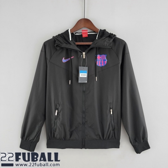 Sweatjacke Kapuzen Barcelona schwarz Herren 22 23 WK85