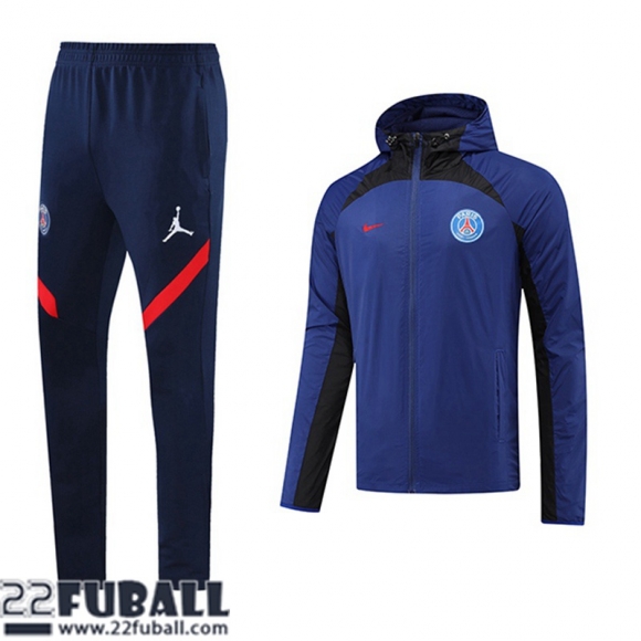 Sweatjacke Kapuzen PSG Paris blau Herren 22 23 WK112