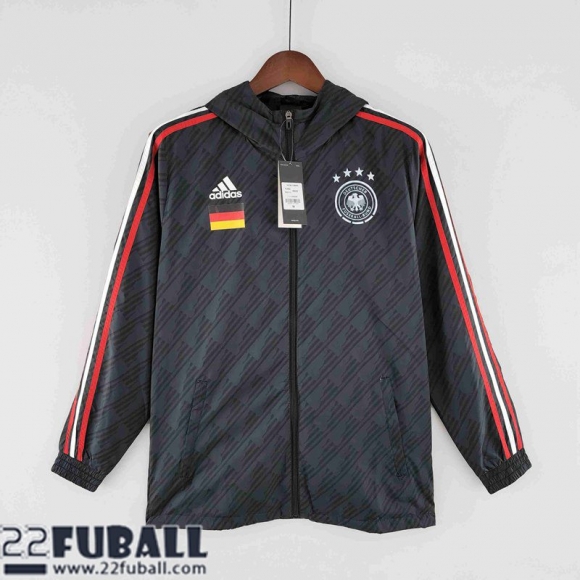 Sweatjacke Kapuzen Deutschland blau Herren 22 23 WK116