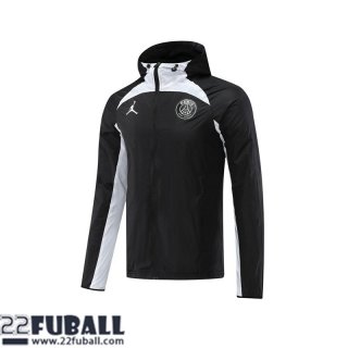 Sweatjacke Kapuzen PSG Schwarz Herren 22 23 WK134