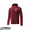 Sweatjacke Kapuzen Portugal Rouge Herren 22 23 WK135