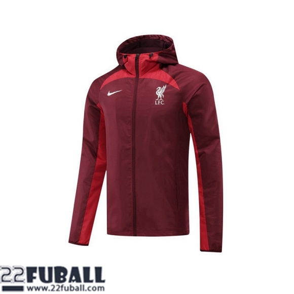 Sweatjacke Kapuzen Liverpool Rouge Herren 22 23 WK140