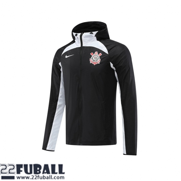 Sweatjacke Kapuzen Corinthians Schwarz Herren 22 23 WK141