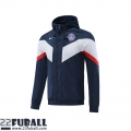 Sweatjacke Kapuzen PSG blau Herren 22 23 WK143