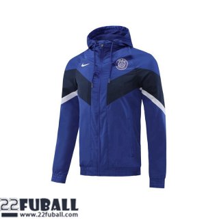 Sweatjacke Kapuzen PSG blau Herren 22 23 WK145