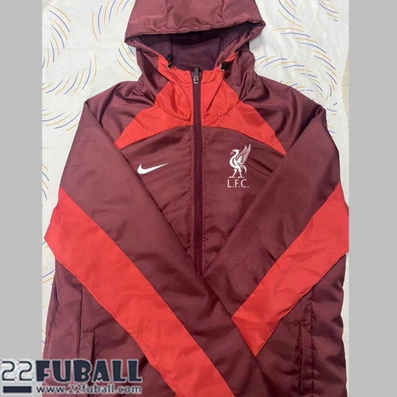 Sweatjacke Kapuzen Liverpool Rouge Herren 22 23 WK155