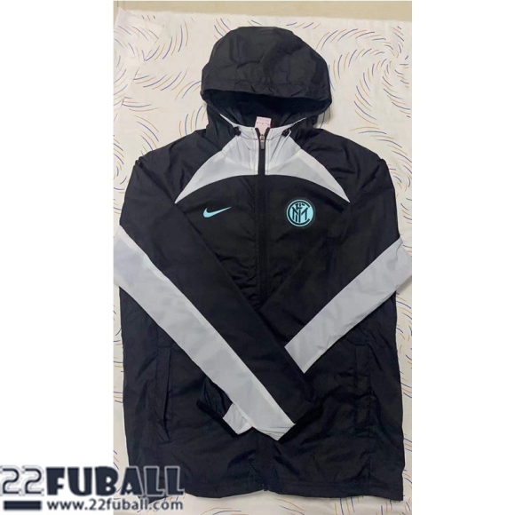 Sweatjacke Kapuzen Inter Mailand Schwarz Herren 22 23 WK159