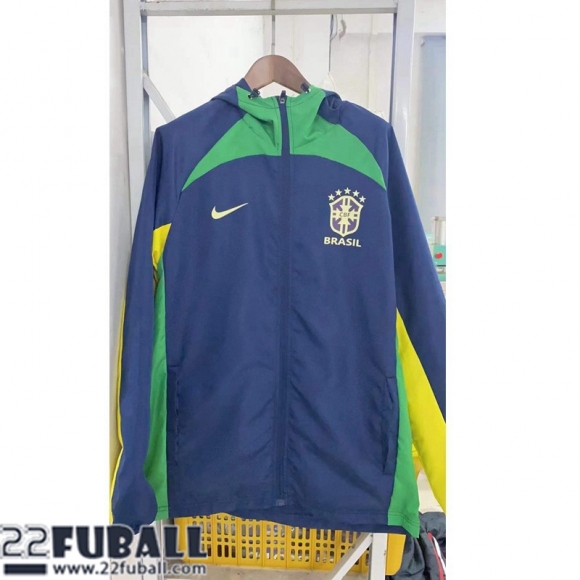 Sweatjacke Kapuzen Brasilien blau Herren 22 23 WK160