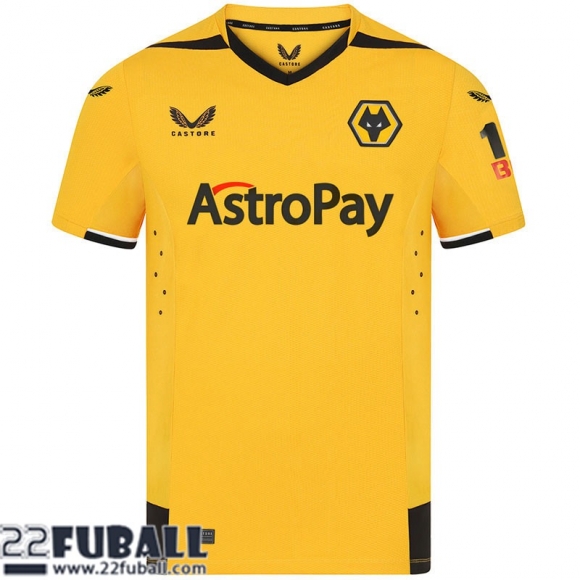 Fussball Trikots Wolverhampton Wanderers Heimtrikot Herren 22 23