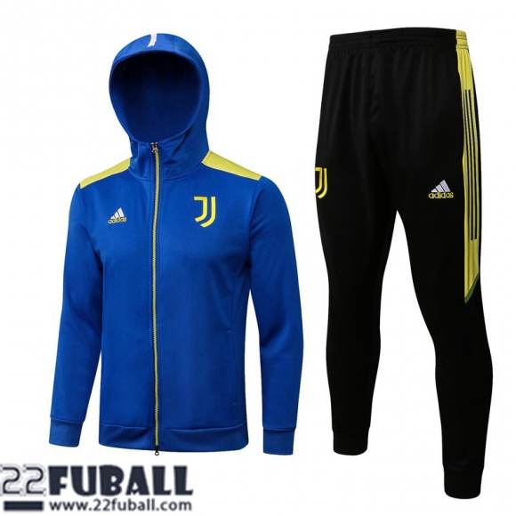 Sweatjacke Kapuzen Juventus blau Herren 21 22 JK306