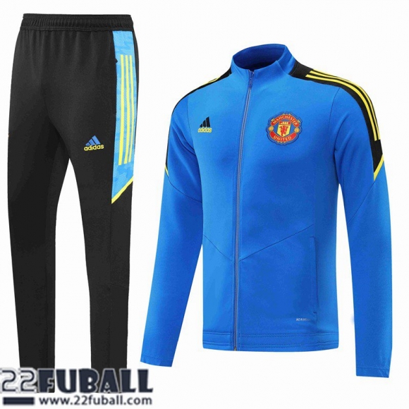 Sweatjacke Manchester United blau Herren 22 23 JK316