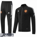 Sweatjacke Manchester United Schwarz Herren 22 23 JK317