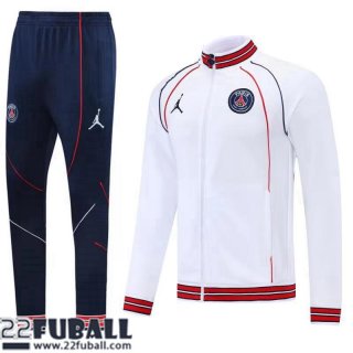 Sweatjacke PSG Weiß Herren 22 23 JK318