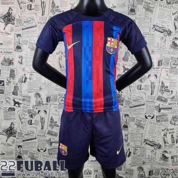 Fussball Trikots Barcelona Heimtrikot Kinder 22 23