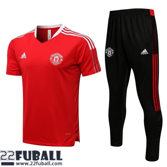 T-Shirt Manchester United rot Herren 21 22 PL250