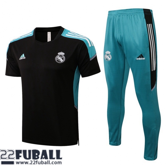 T-Shirt Real Madrid Schwarz Herren 21 22 PL280