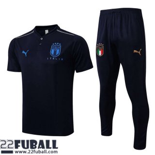T-Shirt Italien Navy blau Herren 21 22 PL294