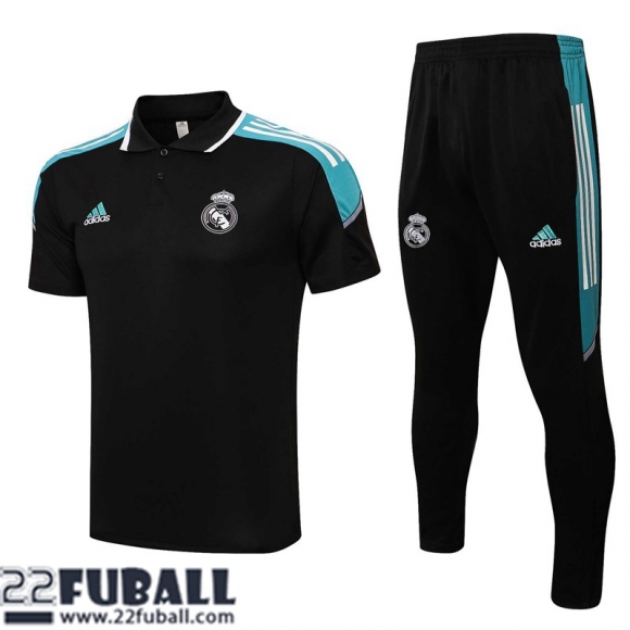 Poloshirts Real Madrid Schwarz Herren 21 22 PL299