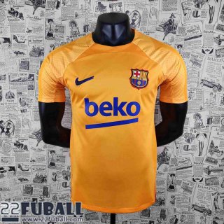 T-Shirt Barcelona Orange Herren 22 23 PL309