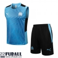 Ohne Ärmel Olympique Marseille hellblau Herren 21 22 PL425