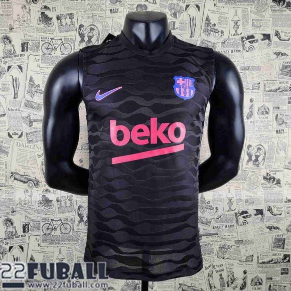 T-Shirt Barcelona Schwarz Herren 22 23 PL313