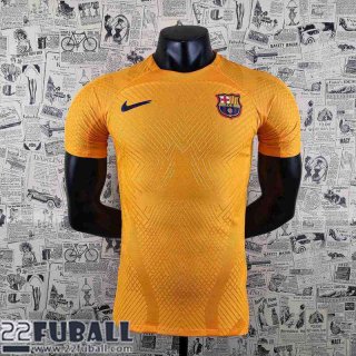 T-Shirt Barcelona Orange Herren 22 23 PL316