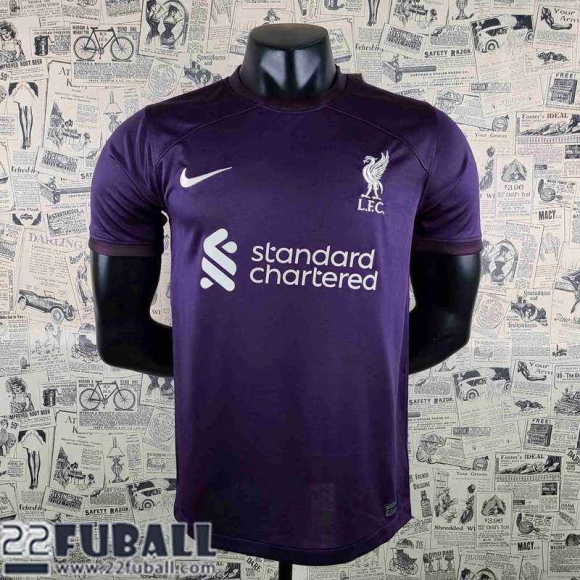 T-Shirt Liverpool Lila Herren 22 23 PL350