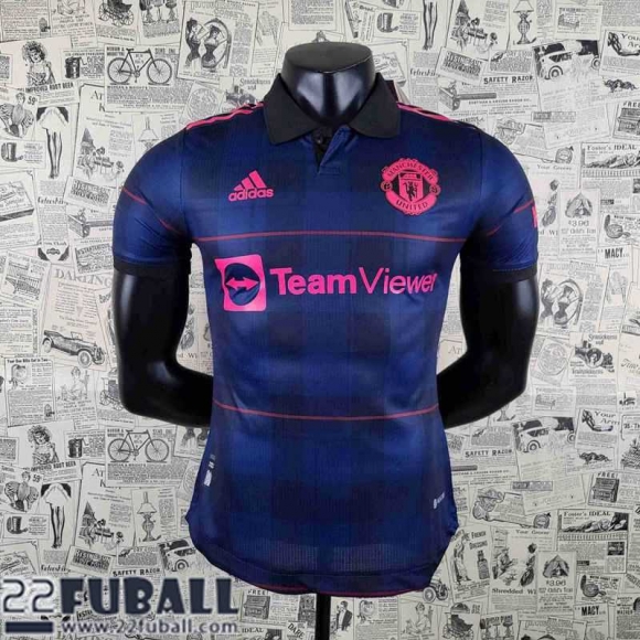 T-Shirt Manchester United blau Herren 22 23 PL376