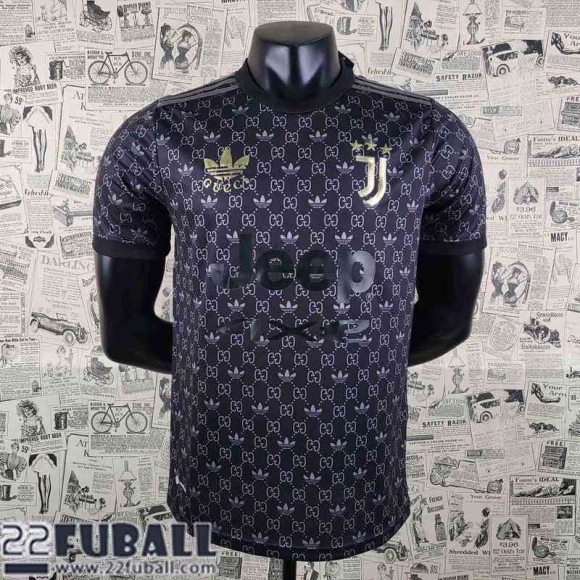 T-Shirt Juventus Schwarz Herren 22 23 PL382