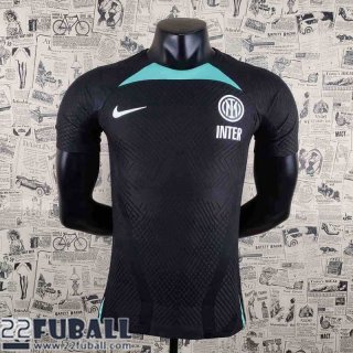 T-Shirt Inter Mailand Schwarz Herren 22 23 PL386