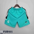 Fussball Shorts Real Madrid grün Herren 21 22 DK121