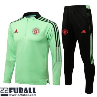 Trainingsanzug Manchester United grün Herren 21 22 TG230