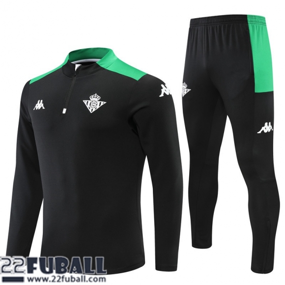 Trainingsanzug Real Betis Schwarz Herren 22 23 TG256