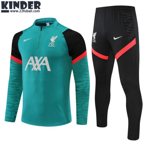 Trainingsanzug Liverpool grün Kinder 21 22 TK229