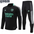 Trainingsanzug Arsenal Schwarz Kinder 21 22 TK231