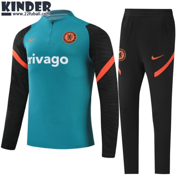 Trainingsanzug Chelsea grün Kinder 21 22 TK237