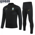 Trainingsanzug Brasilien Schwarz Kinder 21 22 TK254