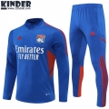 Trainingsanzug Olympique Lyon blau Kinder 22 23 TK255