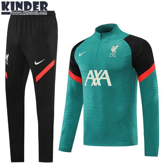 Trainingsanzug Liverpool grün Kinder 22 23 TK256