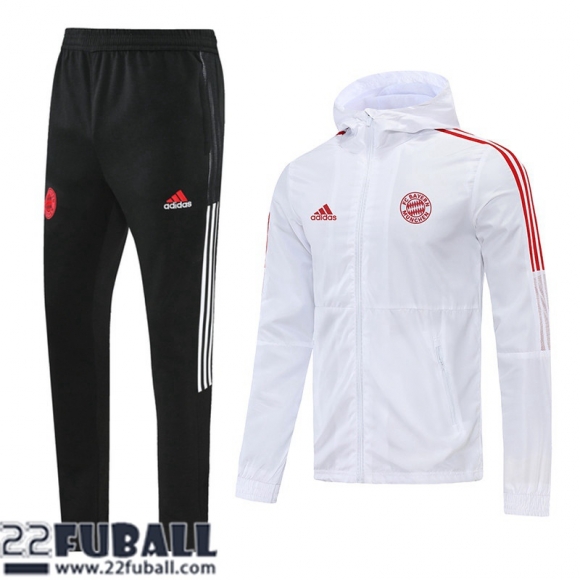 Windjacke Bayern Munchen Weiß Herren 21 22 WK57