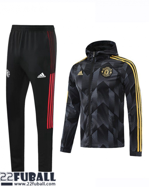 Windjacke Manchester United grau Herren 21 22 WK62