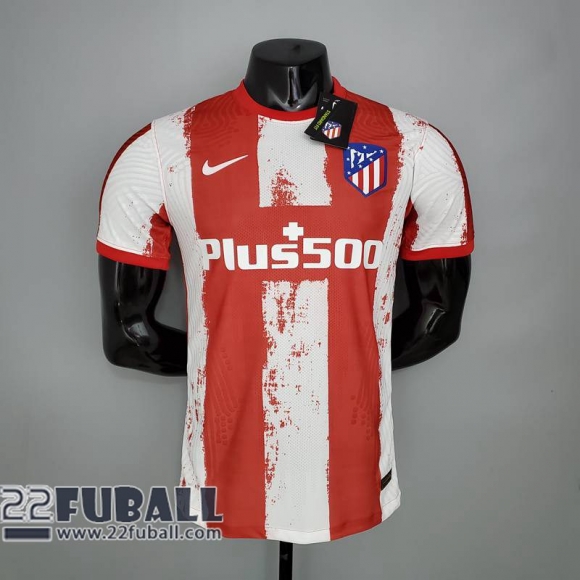 Fussball trikots Atletico Madrid Heimtrikot Leckversion 2021 2022