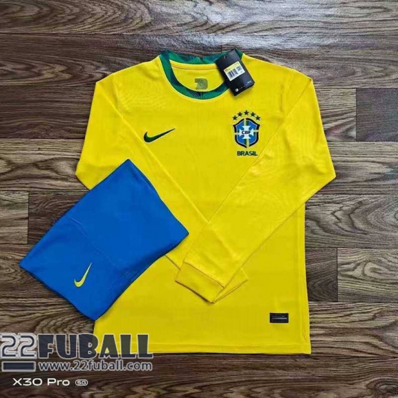 Fussball trikotsBrasilien Heimtrikot Langarm 2020-21