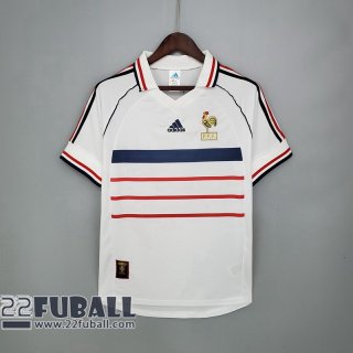 Retro Fussball trikots Frankreich Auswärtstrikot 1998 RE98