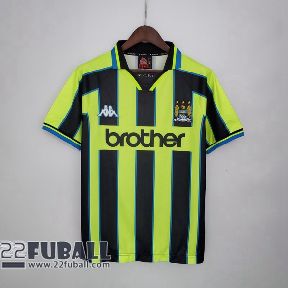 Retro Fussball trikots Manchester City Auswärtstrikot 98/99 RE76