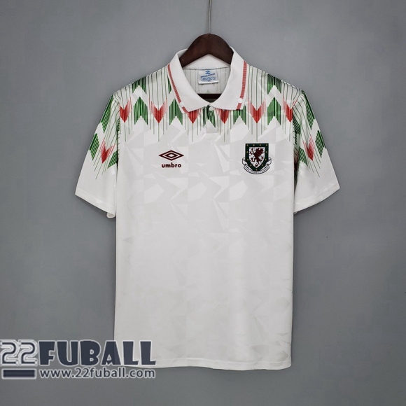 Retro Fussball trikots Wales Auswärtstrikot 90/92 RE117